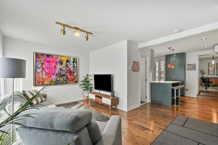 Maison Visitation |5½ Deux éTages, Terrasse, Métro - 蒙特婁