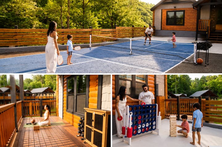 Sleeps 36 | Pool - Pickleball - Hot Tub - Games!