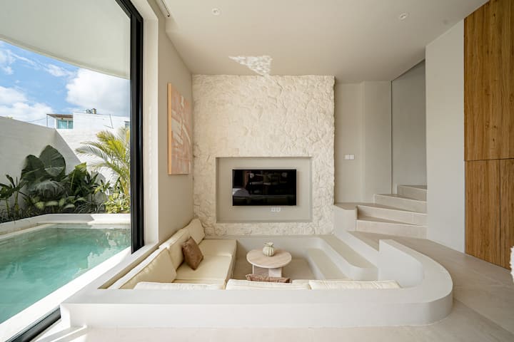 Modern 1br Rice Field Villa W/ Pool In Pererenan - Indonésie