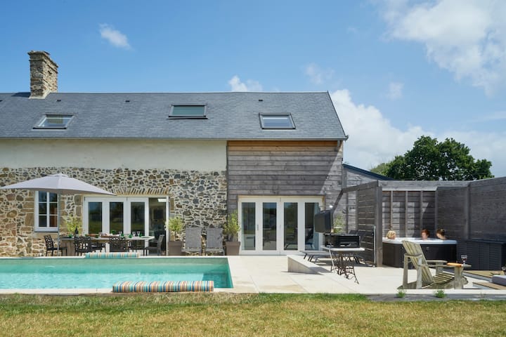 La Rêverie - Maison Luxe 5* Piscine Et Jacuzzi - Pirou Plage