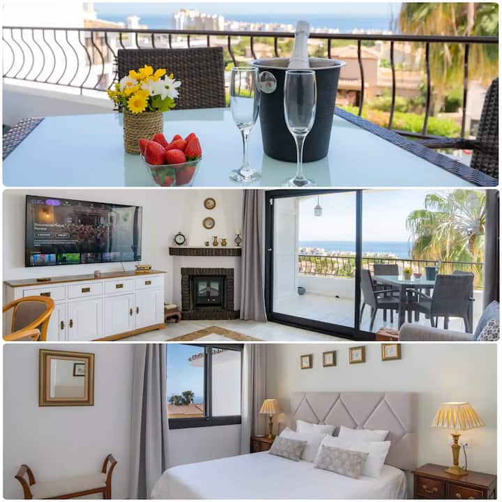 Oasis De Calahonda - 2br - Beach - Sea View - Pool - La Cala de Mijas
