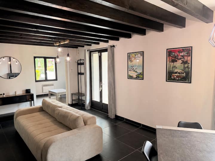 Maison Familiale, Piscine, Clim – Proche Plage - Lit-et-Mixe