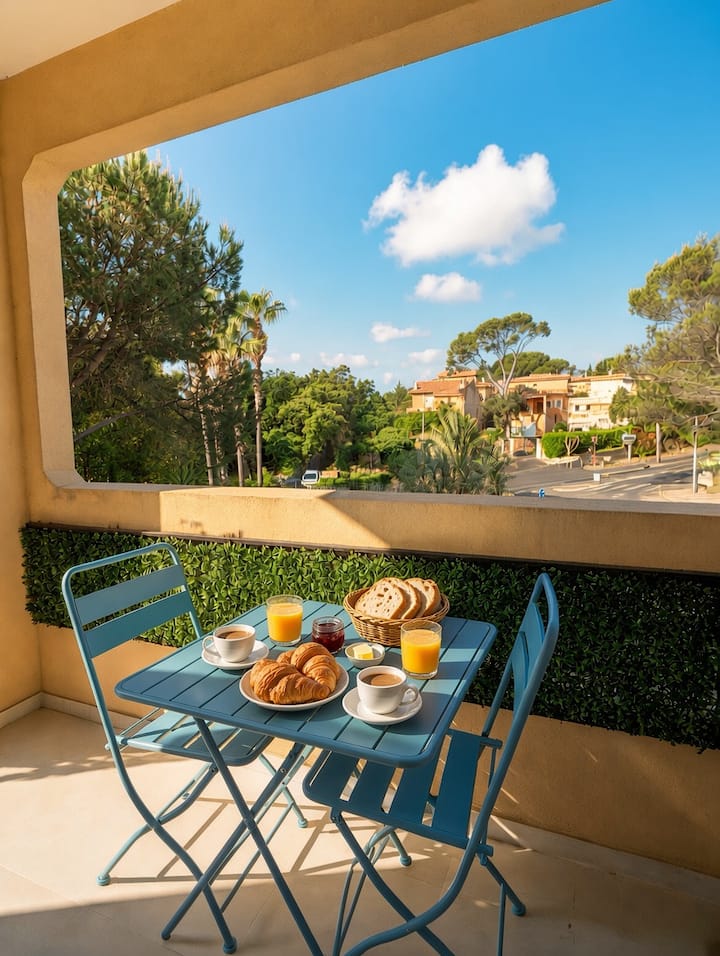 Studio Rénové Avec Balcon  Proche De La Mer - Costa Azul