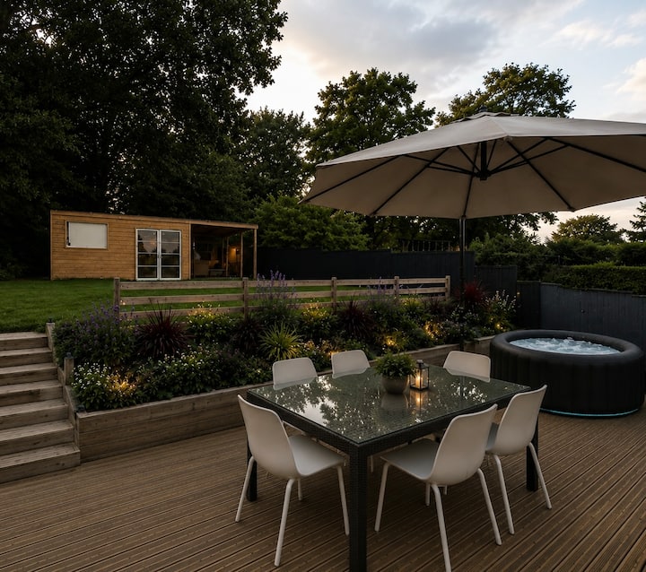 Maison Familiale Avec Jacuzzi Privatif - Brocéliande