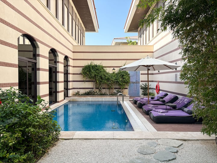 Heritage Luxury 5bdr Villa On Palm | Private Pool - Dubai Marina