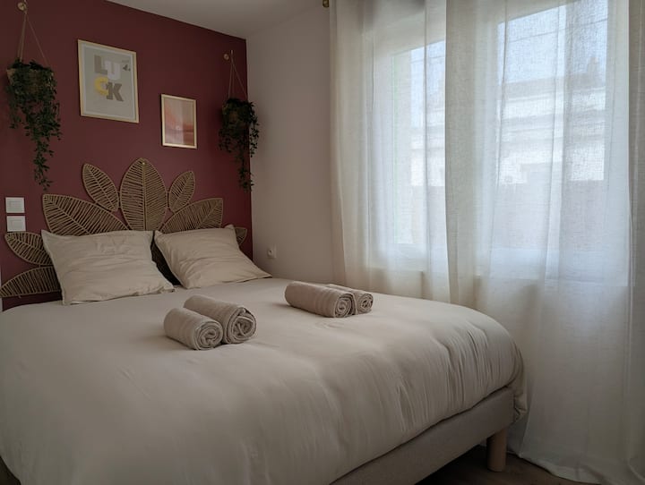 Studio Cosy - Terrasse Privative - Lit Queen Size - Berck