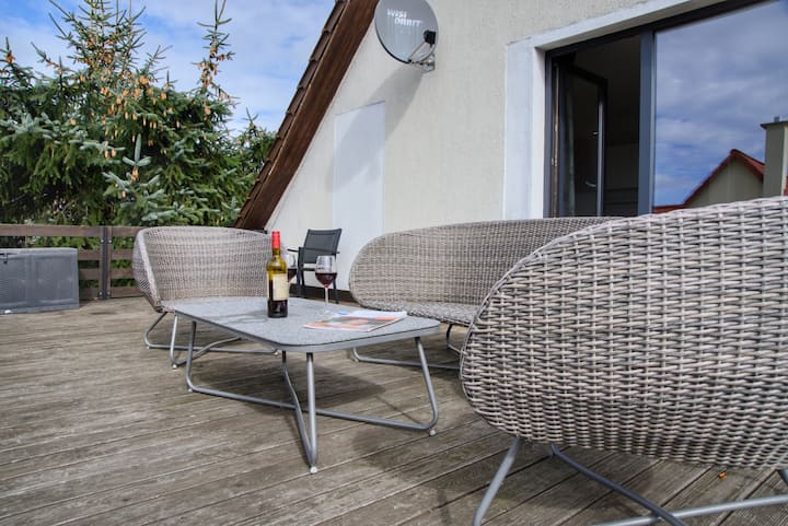 Oberes Apartment Ostseeferienhaus - Mönkebude