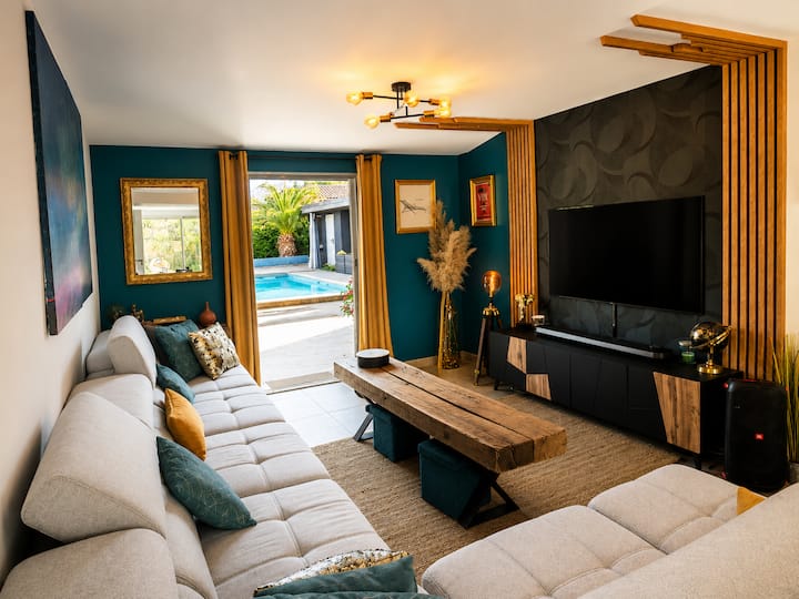 Oasis Moderne • Piscine & Jacuzzi Privé - Cuers
