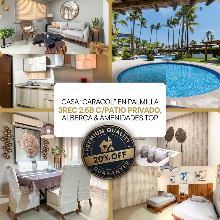 Casa Caracol En Palmilla 3rec 2.5b - Mazatlán