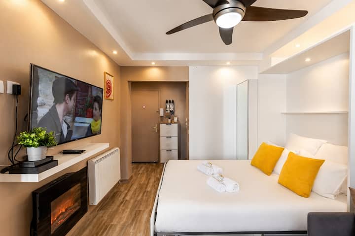 Le Cosy : Clim / Calme / 700m Palais - Cannes