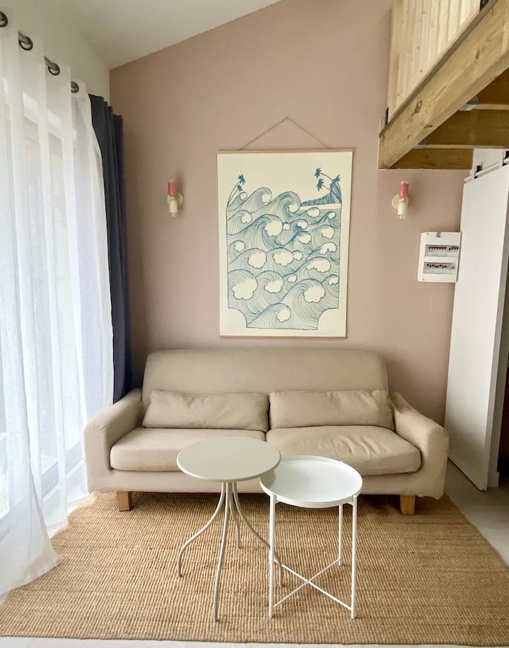 Studio Rénové Avec Mezzanine - Bibi Beaurivage - Biarritz