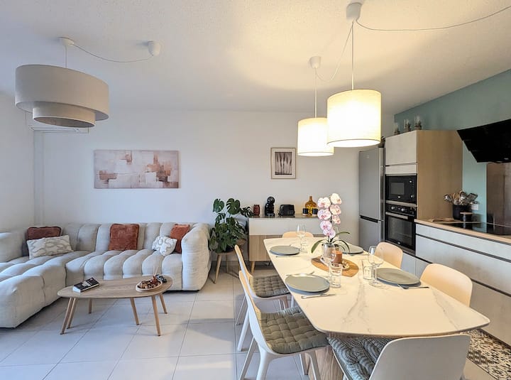 Superbe Appartement T3 Avec Terrasse, Vue Sur Parc - Montpellier