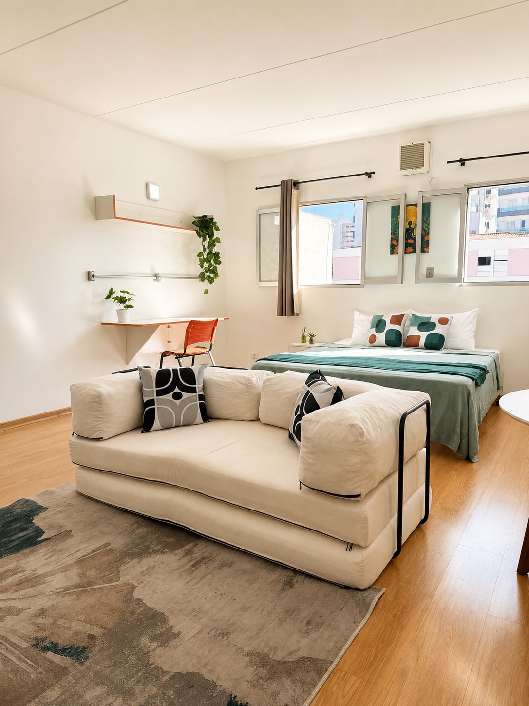 Studio Centro | Próx. BOS, CHS, GPACI | Garagem - Vossoroca