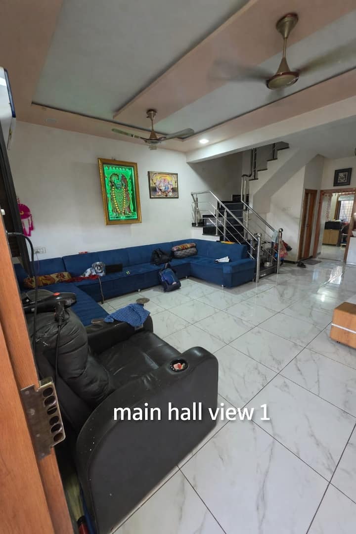 3 Bhk Bunglow With Full Furniture At City Area. - Rajkot