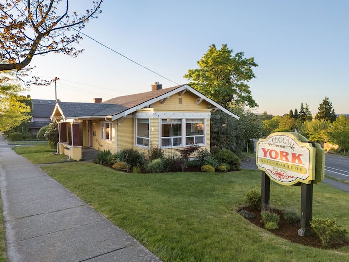 Yellow York House By Gather: Pets & Bike Storage - Bellingham, WA
