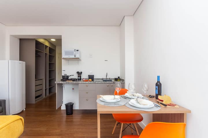 Apê Triplo Sbc C/ Piscina + Vista + A/c E Wi-fi - Santo André