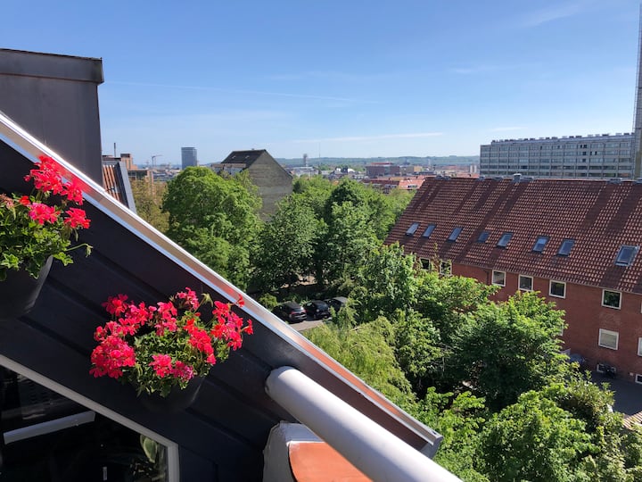 Hyggelig ØGadelejlighed Med Tagterrasse - Aarhus