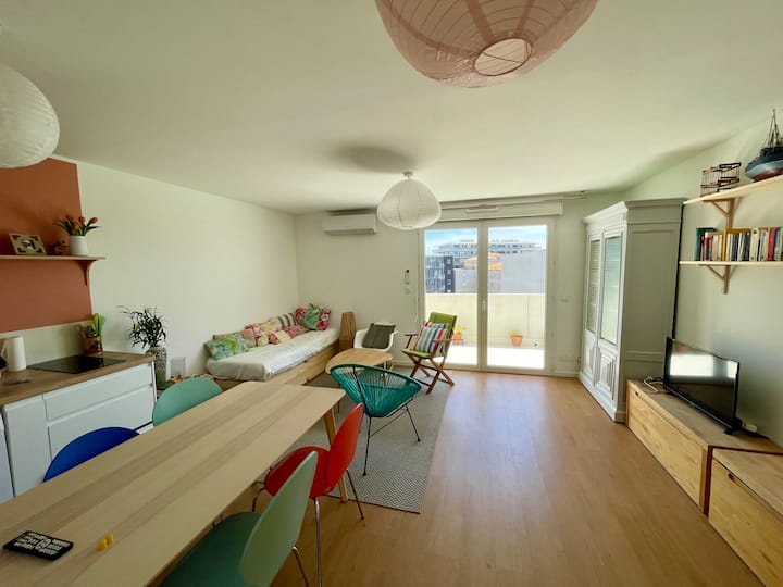 Beau T2 Avec Terrasse - Sète
