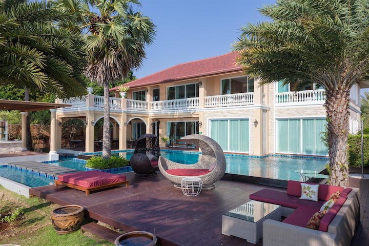Fisherman 9br Private Pool Villa By The Beach - Phuket