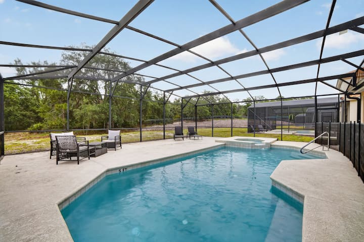 6br Davenport Oasis For 12: | Pool, Spa & Games - ダベンポート, FL