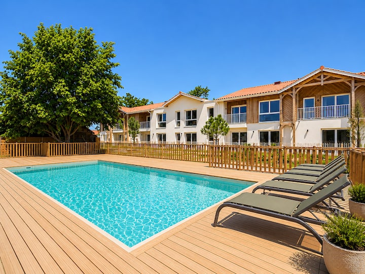 Lance's Right - Studio Pour 3 - Piscine - Landes