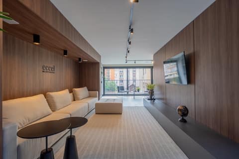 Successful Airbnb property: Premium Studio in Front of Parcão • Rooftop & Balcony in Porto Alegre