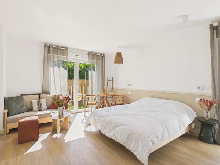 Uluwatu - Studio Pour 3 - Piscine Commune - Biscarrosse