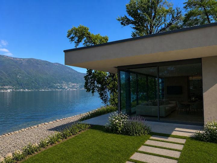 Villa Piccola Anna: 2 Camere E Spiaggia Privata - Cannobio