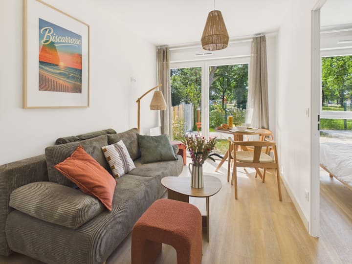 The Board-appartement 4 Adt 1 Enf -Piscine Commune - Biscarrosse