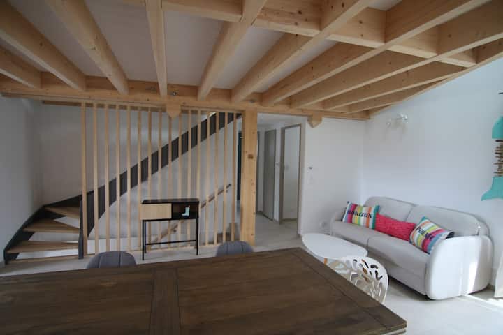 Magnifique 90m2 Neuf 2-6 Pers à 700m Plage Porteau - Pornic