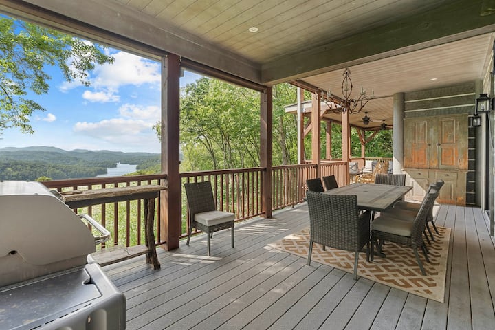 Luxurious Mtn Retreat W/ Lake Glenville Views! - Highlands, NC