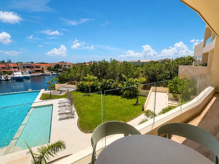 Marina View, Pool & Beach Nearby - Puerto Aventuras