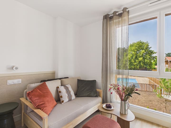 La Houle - Studio Pour 3 - Piscine Commune - Biscarrosse