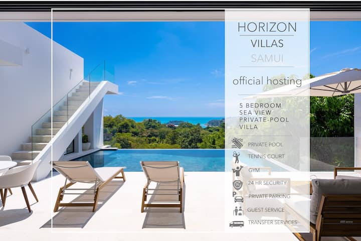 5br Sea View Pool Villa With Rooftop Near Beach - Ko Pha Ngan