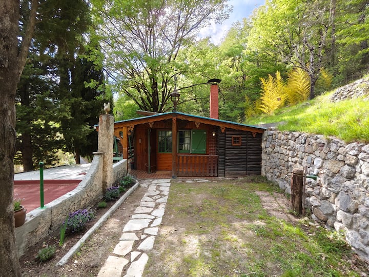 Chalet Authentique Bord De Rivière Avec Cheminée - Le Mas
