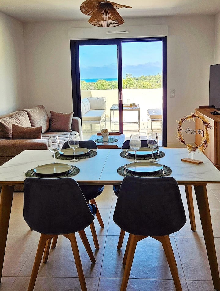 Casa Balagna : Vue Mer & Douceur Insulaire - Belgodère