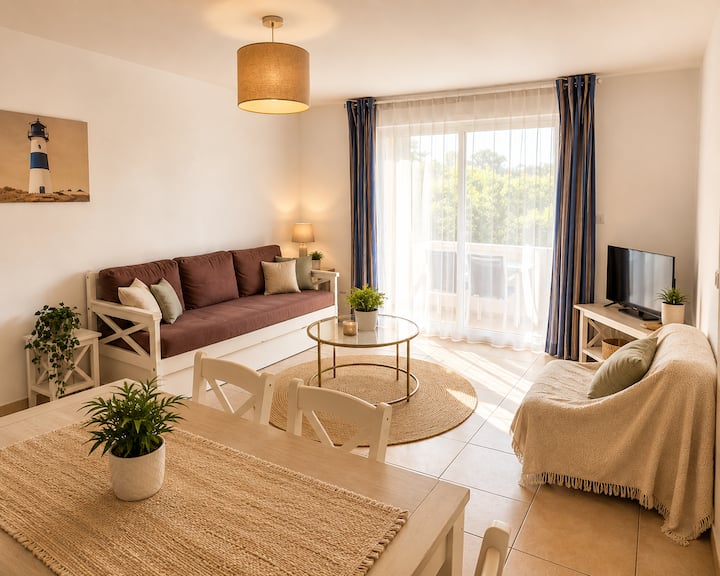 B5 Deauville Apt 6 Personnes Jardin Piscine / Wifi - Calvados