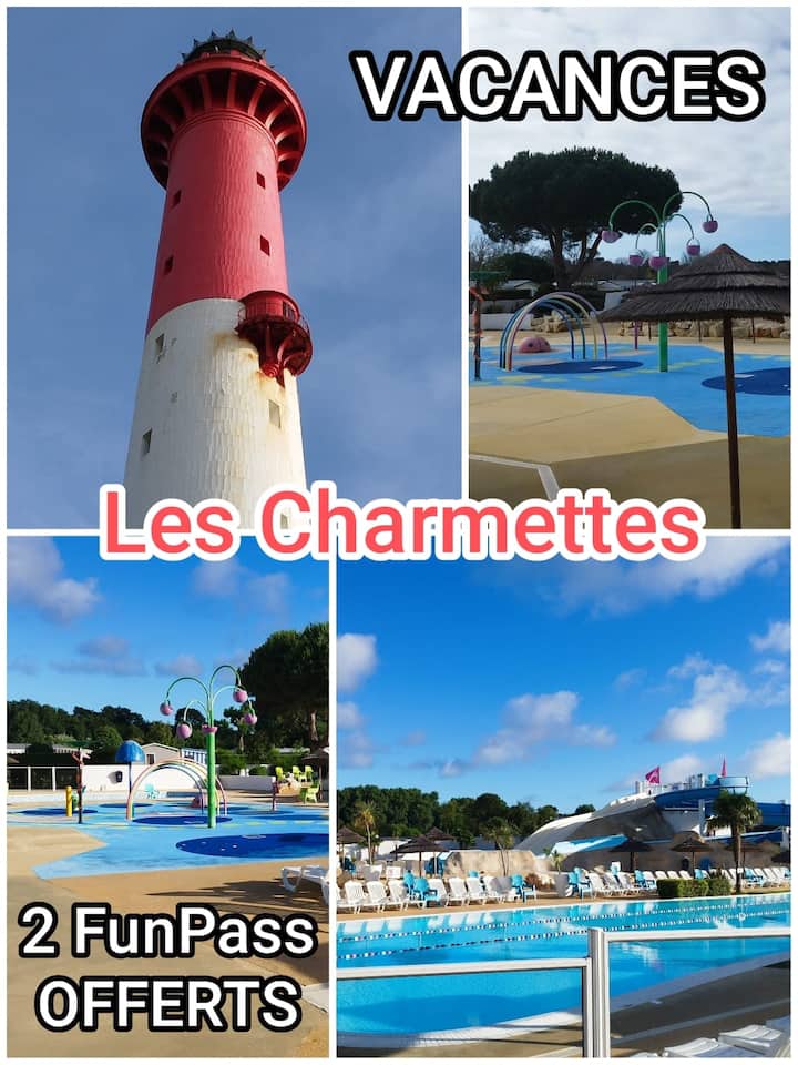 Vacances En Bungalow, Camping 4* Les Mathes (17) . - La Tremblade