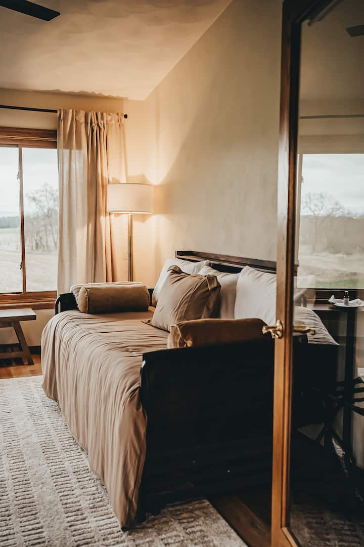 The Sunroom Suite- a twin bed with a twin bed trundle