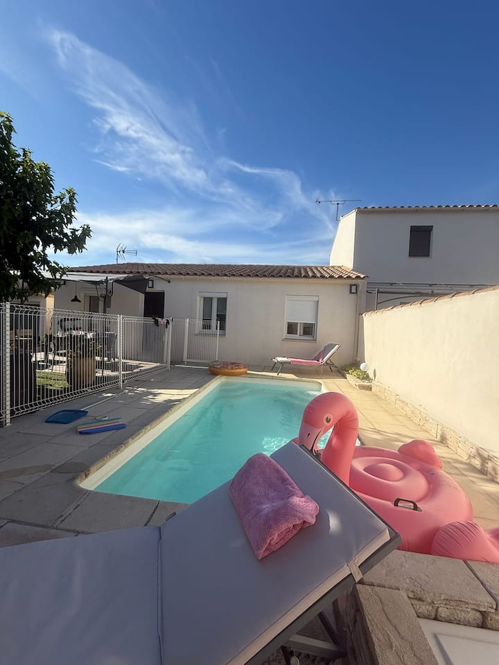 Villa Calme 
Piscine&clim. Côte Bleue & Marseille - Vitrolles