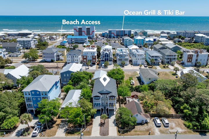 Tuna Luna - Coastal Getaway Essentials Included - Kure Beach, NC