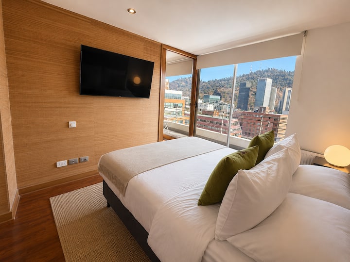Nextstay, Piso Alto, Vista, Estacionamiento - Providencia