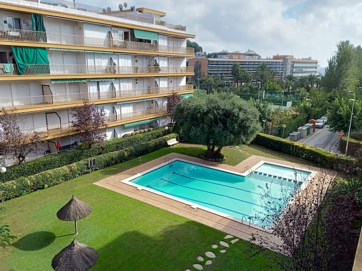 Charmant T2 Avec Piscine 3 Min à Pied De La Plage - Lloret de Mar