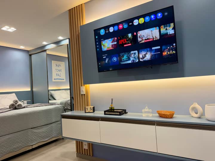 Studio13 Náutico Premium Cama Queen E Home Office - Mogi das Cruzes