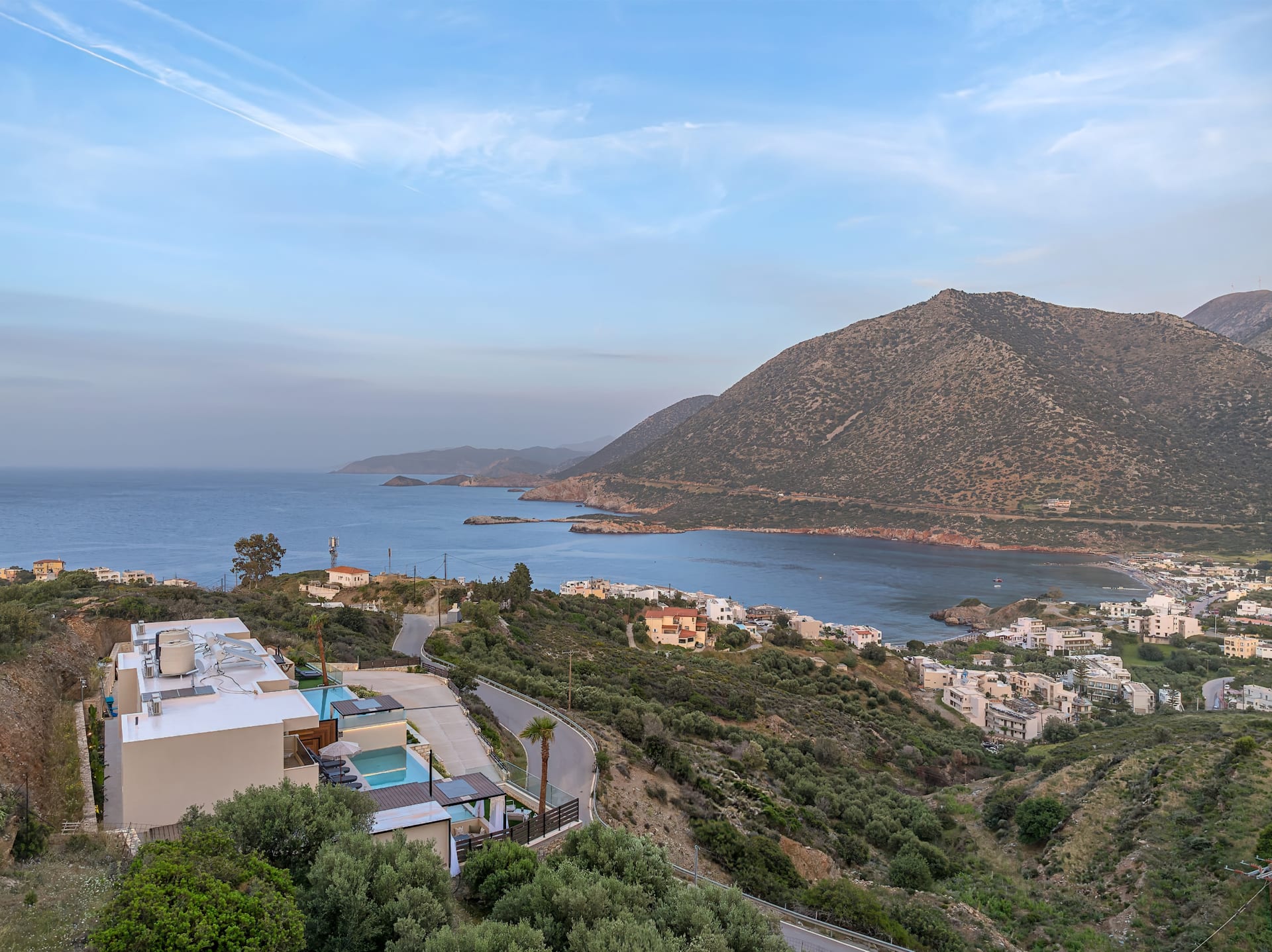 The bay of Bali, Crete, seen from the hills above the village
