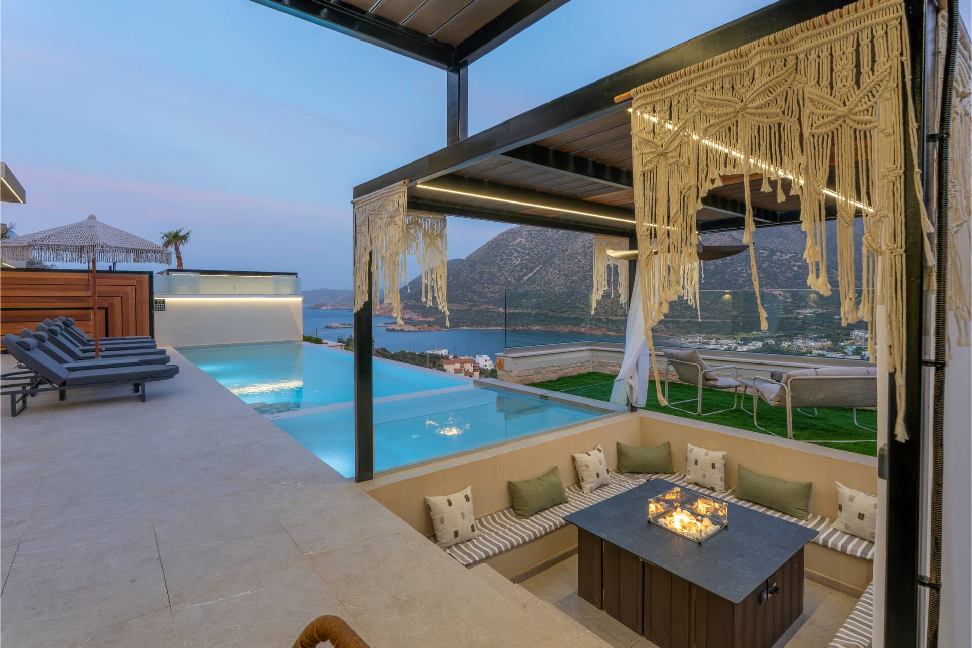 Pool areas at Azur BlueSky