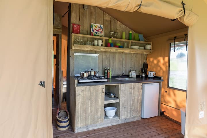 Vodatent Camping Paradiso - Tente Safari 4p Sdb - Cattolica
