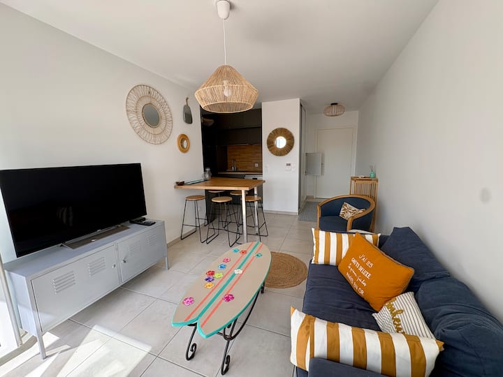 Charmant 2 Chambres à 600m De L'océan -Tout à Pied - Mimizan Plage