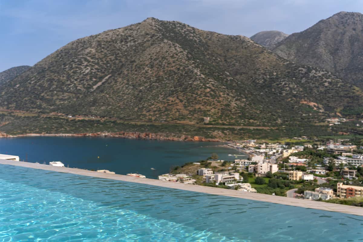 Pools, terraces and outdoor dining at AZUR Luxury Villas