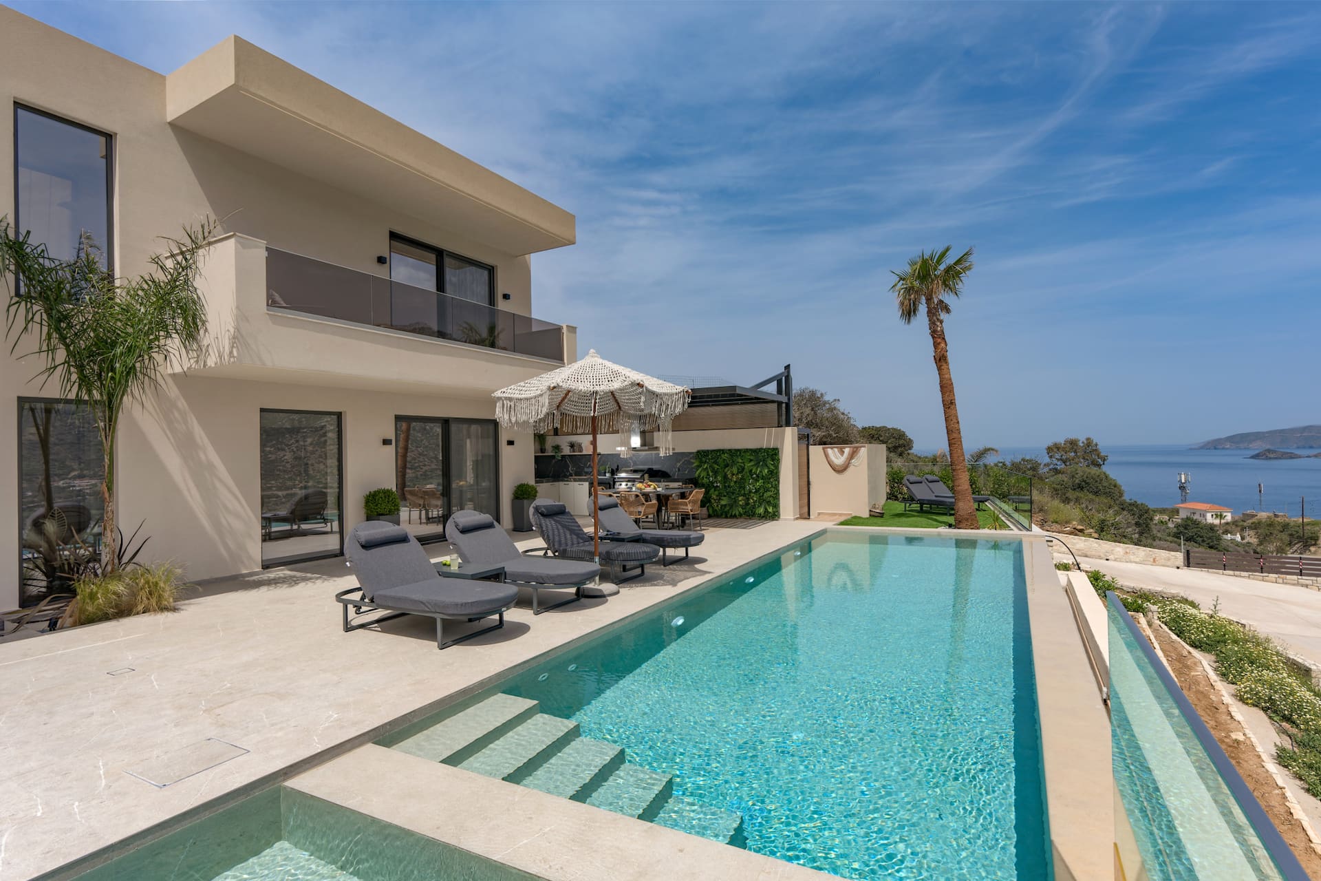 Azur Blue — One private villa, Bali, Crete